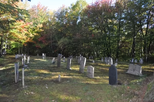 Cemetery in Industry, Maine Older cemetery in Autumn